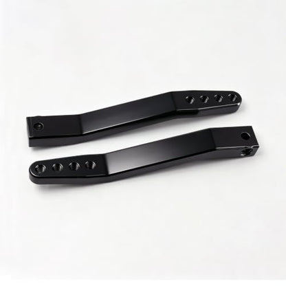 Metal Rear Sway Bar Anti-Roll Kit for 1/10 RC Rock Crawler (Black) - color: Black