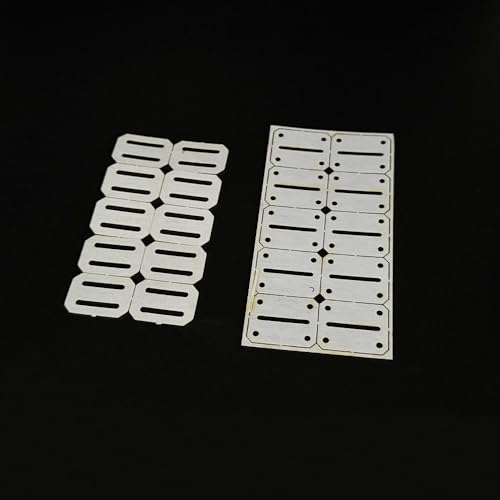 20PCS RC Plane Hinge Folding Leaf Paper Hinges Model Aileron Tail Wing Connector for RC Airplane Aircraft Qulicopter DIY Model Plane Fix Wing Parts (Shape 5) - style: Shape 5