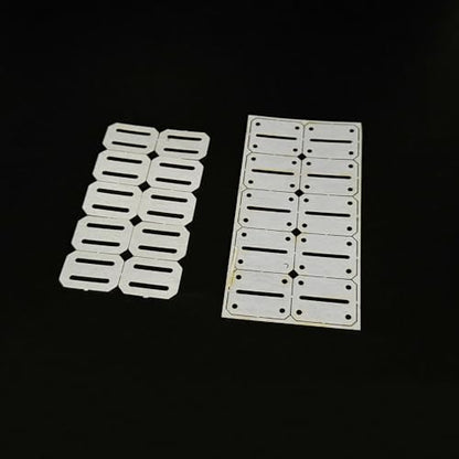 20PCS RC Plane Hinge Folding Leaf Paper Hinges Model Aileron Tail Wing Connector for RC Airplane Aircraft Qulicopter DIY Model Plane Fix Wing Parts (Shape 5) - style: Shape 5
