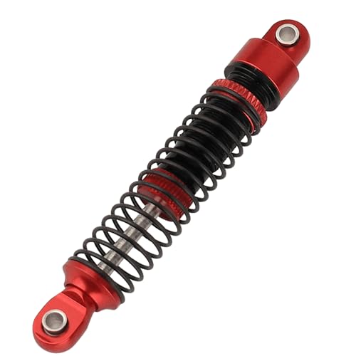 53mm 59mm 66mm 78mm Aluminum Long Threaded Shocks Absorbers Oil Damper for 1/18 RC Crawler TRX4M TRX-4M KUpgrade Parts (59mm-red) - color: 59mm-red