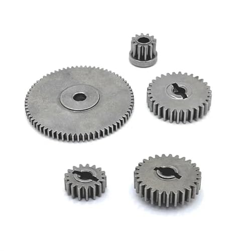 RC Car Parts for MN128 MN86 MN86S MN86K MN86KS Metal Transmission Gearbox Gear Set Replacement Accessories 1/12 RC Crawler Car Upgrade Parts(Front and Center) - size: Front and Center
