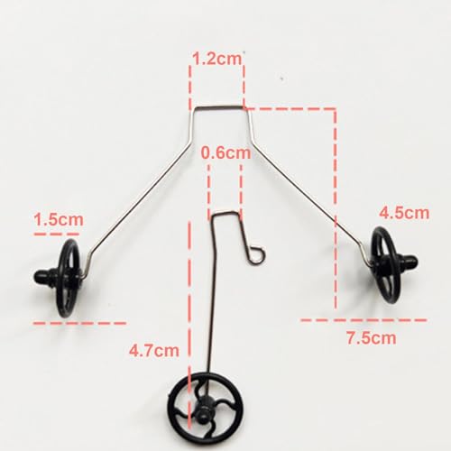 Landing Gear Set RC Fixed Wing Aircraft RC Airplane Wheel Bracket Spare Parts