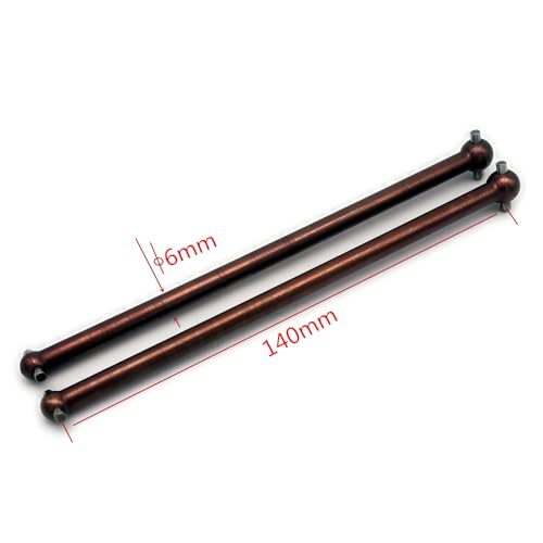 Hard Steel Thicken Rear Dogbone 140mm Black for Arrma 1/8 Kraton Outcast Notorious 1/7 Fireteam AR310459