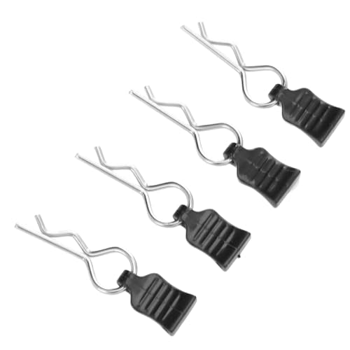 4 Pack RC Body Clips with Pull Tabs R Pin Clips Compatible with 124008 124010 RC Cars Enhanced Stability Quick Release Easy Installation