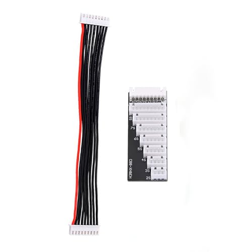 2-8S Lipo Balance Charging Board XH Connector for iCharger 308 406 408 Duo | Supports 2S-8S Lipo/LiHv, XH connector plug, works with Icharger 308/406/408 Duo ISDT Charger, 22AWG silicon wire,lightweight