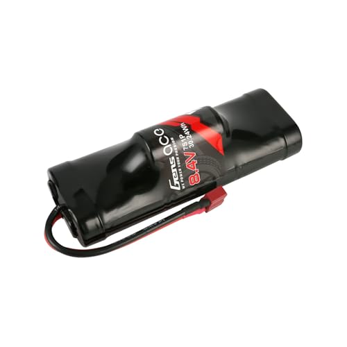 Gens ace 8.4V 5000mAh Ni-MH Battery Hump Style with T Plug(4Pcs) - size: 4Pcs