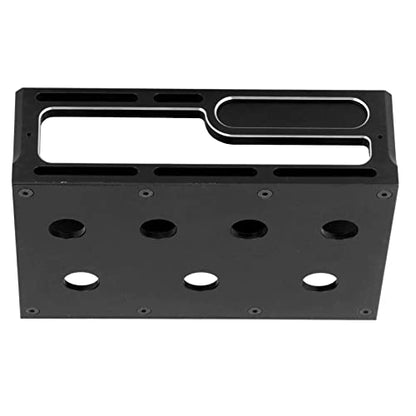 GOTOTOP Wear Resistant Aluminum Alloy RC Car Work Stand with Compact Portable Design for 1/8 1/10 RC Truck Repair and Maintenance (Black)