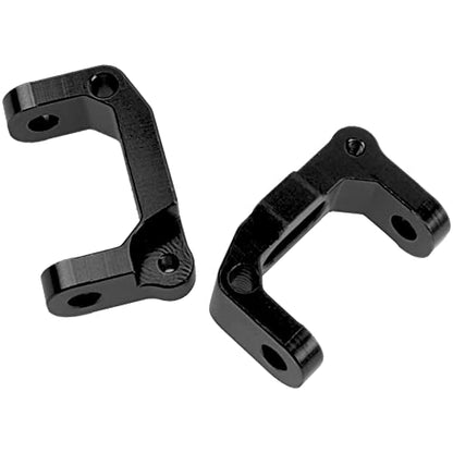 ShareGoo Front Steering Knuckle Cup C-Hub Carriers RC Swing Arm Drive Shaft Compatible with Tamiya CC01 CC-01 1/10 RC Crawler Car Upgrade Parts (Black) - color: Black