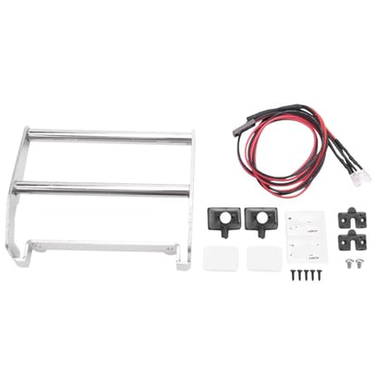 Rc Bumpers Compatible with Traxxas for TRX4 K5 for Blazer 1/10 RC Crawler Car Metal Front Bumper with Light Upgrade Accessories