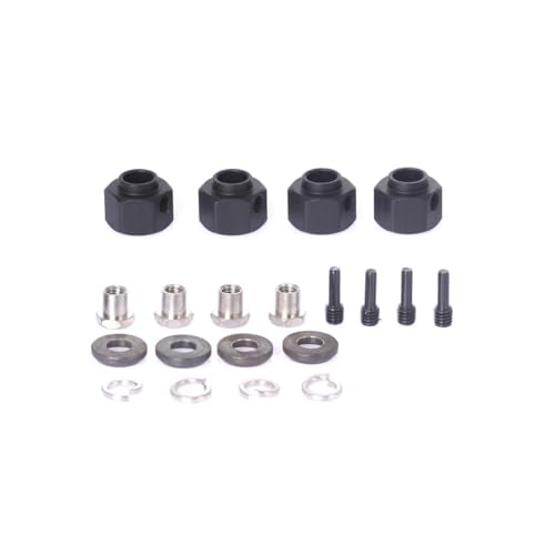 LCX 1/10th RC Crawler Car Aluminum Wheel Hex Hubs Drive Adapter for TRX4 TRX6, Upgrades Parts Accessories (8mm / 0.31 in)