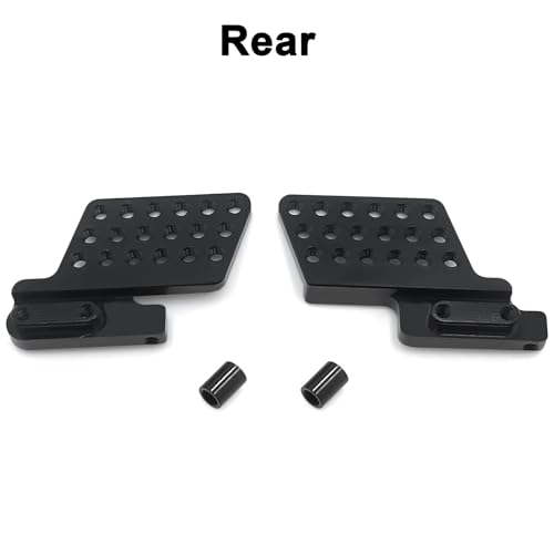 RC Aluminum Shock Mount Multiple Mounting Positions Damper Holder | For TRX4M Defender Bronco 1/18, RC Crawler, Upgrades, Black