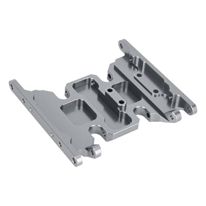 Aluminum Center Transmission Skid Plate Mount for Axial SCX10 II 90046 90047 1/10 RC Crawler Upgrades Parts (Titanium) - color: Titanium