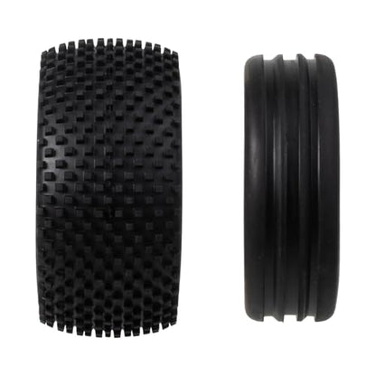 1/10 Off-Road Front & Rear Wheels Rims and Rubber Tires 12mm Hex Hub Foam Inserts for Tamiya TT-02B DF-02 SRX2 SRX4 Bandit Tekno EB410 2WD RC Car Upgrades