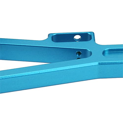 Srliya 2pcs RC Suspension Arm Aluminum Alloy DIY Upgrade Front and Rear Lower Swing Arm for JLB 1/10 Truck (Blue)
