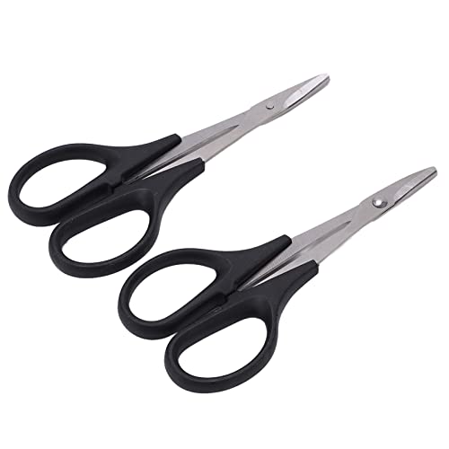 0-14mm RC Body Reamer Hole Puncher with Sleeve & Curved Scissors Tool Drills Set for RC Body Shell (Silver) - color: Silver