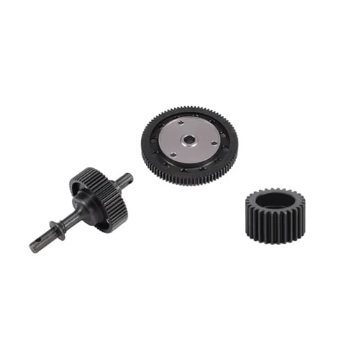 RC Car Accessories Compatible with Axial for Wraith 1/10 RC Crawler Car Center Upgrade Parts Steel Transmission Gearbox Gear Set with Motor Gear