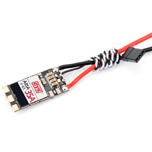 DYS Brushless ESC 35A BLHeli_32bit 3-6S Dshot1200 Built-in Current Meter Sensor for RC Drone Quadcopter (Arai 35A)
