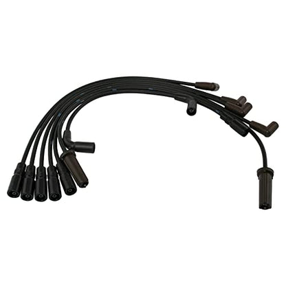 TRQ Ignition Spark Plug Wire Kit Set | For GM Pickup Truck SUV Van V6 4.3L - style: IWA69023