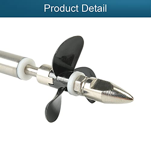 Heyiarbeit Drive Shaft Fit for 2.3mm Motor Shaft w Propeller and Universal Joint for RC Boat, L100mm Shaft, L50mm Sleeve, D36mm Propeller - size: 2.30MM