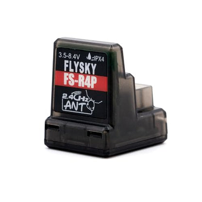 GoolRC Flysky FS-R4P Receiver, 2.4GHz 4CH Receiver ANT Protocol Single Antenna PWM Output Compatible with Flysky FS-G7P FS-ST8 Radio Transmitter for RC Car and Boat