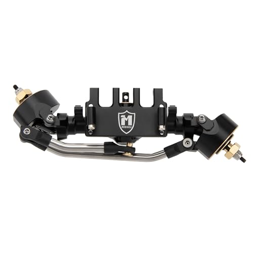 MEUS RACING Mullet Setup SCX24 V2 Axles with 3-Section CVD for Axial 1/24 SCX24 RC Crawler (Black) - color: Black