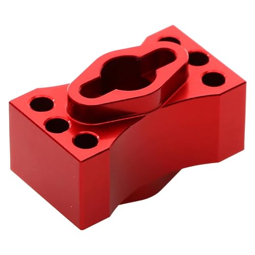 Aluminum Differential Locker Diff Lock Spool RC Upgraded Parts for LOSI 1/8 LMT Monster Truck RC Car, Red - color: Red