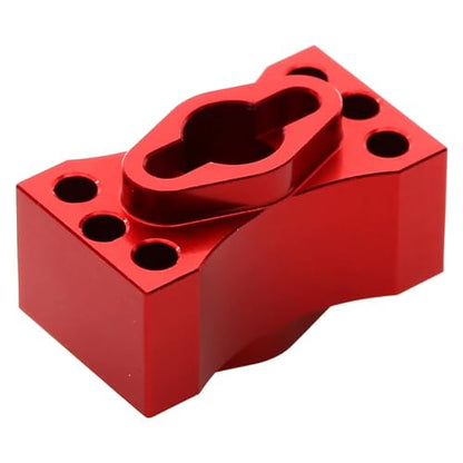 Aluminum Differential Locker Diff Lock Spool RC Upgraded Parts for LOSI 1/8 LMT Monster Truck RC Car, Red - color: Red