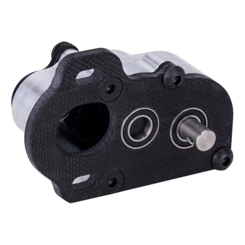 Ultralight LCG Transmission Tiny Gearbox with Slidable Shim for Portal Axle 1/10 RC Crawler LCG Chassis Capra F9 AR45 Axle (Silver)
