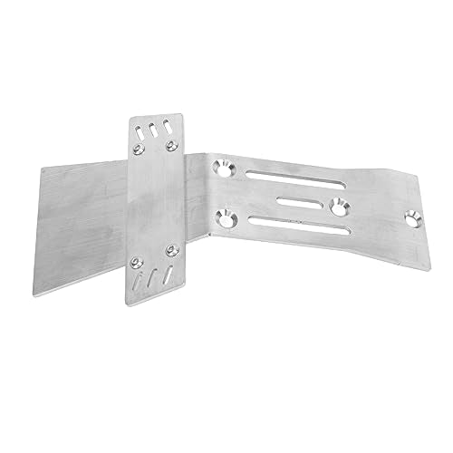 RC Car Front and Chassis Skid Plate Armor, Stainless Steel Guard Armor Plate for Durability and, Compatible with YIKONG DF7 1/7 Short Truck