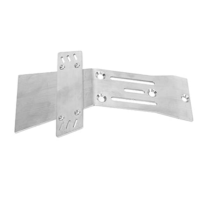 RC Car Front and Chassis Skid Plate Armor, Stainless Steel Guard Armor Plate for Durability and, Compatible with YIKONG DF7 1/7 Short Truck