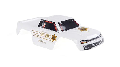 SummitLink Custom Body Compatible for 1/10 Scale RC Car or Truck (Truck not Included) (Police White) - style: Police White