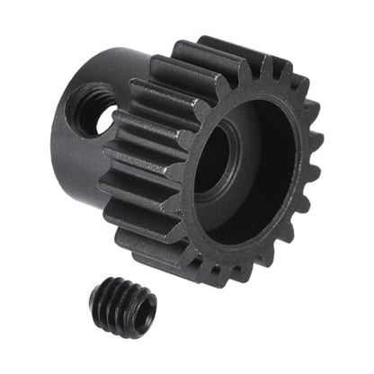 MECCANIXITY RC 32P Hardened Pinion Gear 5mm Shaft 20T Motor Gears Carbon Steel for RC Car Boat Drone - style: 20T