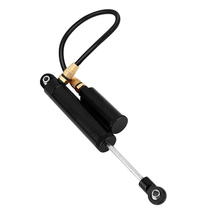 Desert Lizard Piggyback Internal Spring RC Shock Absorber Damper for 1/10 RC Crawler Axial SCX10 90046 AXI231017 D90 TRX4 TRX6 Metal Upgrade,100mm (black) - color: black