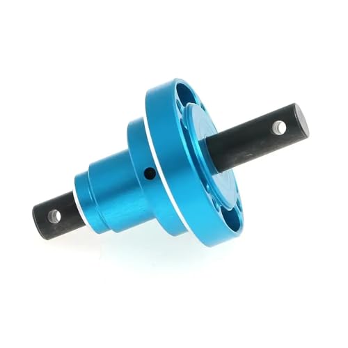 COMODO Differential Spool Shaft for 1/10 Scale RC Crawler - Front & Rear Replacement Drivetrain Part, CNC Steel(Blue) - color: Blue