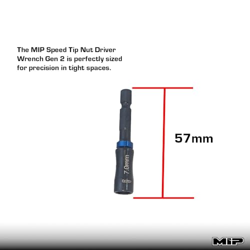 MIP Metric RC 1/4" Bit Tool Kit 9625 1.5mm, 2.0mm Hex Driver & 7.0mm Nut Driver – Hex Head Wrench Drill Tools Tool Bits for Screwdrivers, Electric Screwguns, and Power Drills For RC Cars - Made in USA - size: 1.5mm / 2.0mm / 7.0mm - Hex & Nut Set