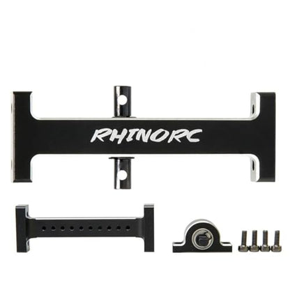 RhinoRC Hanger Beam,RC Holder Bridge,Metal Extend Driveshaft Axle for 1/10 Axial SCX10 Crawler Trucks Bridge Device Upgrade Parts(Adjustable V2) - color: Adjustable V2 Kit