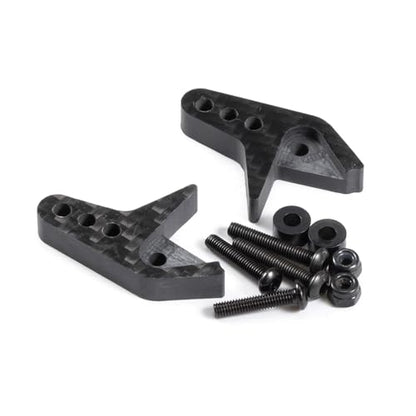 Single/Dual Carbon Rear Upper Link Riser for RC Crawler Axial 1/10 Capra F9 Portal Axle Anti Squat Upgrade Parts (Dual Riser) - color: Dual Riser