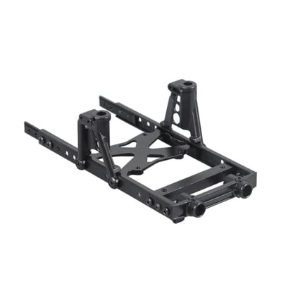 Metal 6x6 Chassis Rails Extended Kit with Shock Towers and Bumper Mount for 1/10 RC Crawler Axial SCX10 90046 90047 Upgrade Part