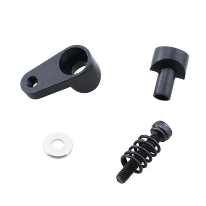 ZYAMY 2PCS Metal Aluminum RC 20T Servo Arm Horns Parts 1/18 RC Servo Steering Arm Parts for RC Cars Small Off-Road Vehicles Black