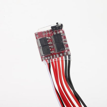 Uonlytech 20a 4.8v-8.4v Compatible Brushed Electronic Speed Controller with Brake Switch High Stability PCB Design for Rc Vehicles and Remote Model Cars User-Friendly for Professionals