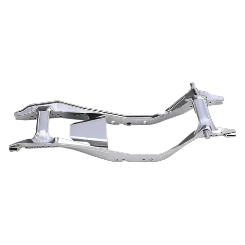 1/30 Aluminum Chassis Rails Frame for AXIAL SCX30 Ford Bronco 4X4 SCX30 Jeep Wrangler JLU 4X4 RC Crawler Car Upgrade Parts (Silver) - color: Silver