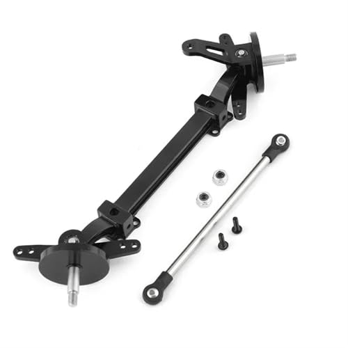 RC Car Accessories for Tamiya 1/14 Metal Front Axle Steering Assembly Link Pole Linkage Rod No Power Steering Rod RC Truck Tractor Car Upgrades Parts(Size 3) - size: Size 3