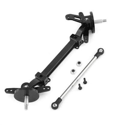 RC Car Accessories for Tamiya 1/14 Metal Front Axle Steering Assembly Link Pole Linkage Rod No Power Steering Rod RC Truck Tractor Car Upgrades Parts(Size 3) - size: Size 3