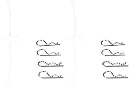 Du-Bro 2246 White Body Klip Retainer (2-Pack) - color: White