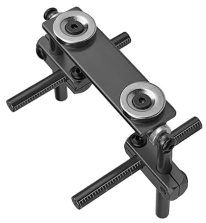 Magnetic Body Post Kit for 1/10 RC Cars - Stealth Invisible Body Mount Column Set Compatible with HSP 94123, Sakura D3, Tamiya TT-01/TT-02, XIS, Himoto, HPI - Aluminum Alloy (Black)