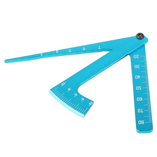 3 in 1 Height Gauge Ruler Aluminum Metal Parts Wheel 1/8 1/10 RC Road Car Set Up Tool Chassis Camber Ride Dip Angle Suspension Simple Toy