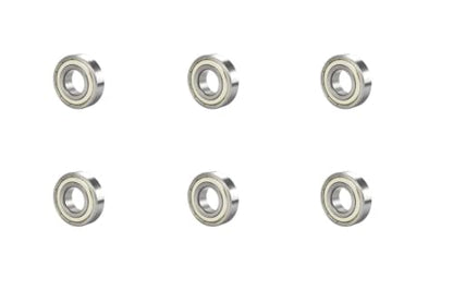 6-Pack 637-ZZ Double Rubber Sealed deep Groove Ball Bearings, 7MMx26MMx9MM, pre-Lubricated, Stable Performance, and Cost-Effective Ball Bearings - size: 637ZZ