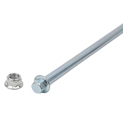 Mokuo 10mm 185mm Front Rear Axle Fit for Motorcycle Pit Dirt Bike Moped Scooter QUAD ATV Mini Bike Parts - size: 10-185