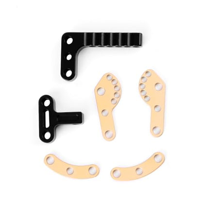 Adjustable Metal Trailer Hitch for TRX4 SCX10 GEN7 GEN8 | Adjustable Tow Hook, Receiver Mount, Durable Metal Construction, 1/10 RC Crawler Upgrades