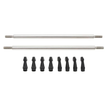 MEUS RACING 1/10 Links Steel Chassis Links Kit for Traxxas TRX4 Axial SCX10 Tamiya CCO1 Redcat Gen8 1/10 RC Crawler (120mm) - size: 120mm
